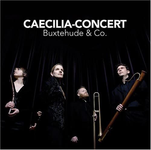 CD cover: four musicians with baroque instruments against a dark backdrop.