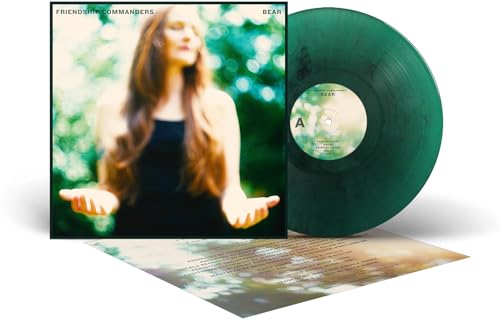 Vinyl record and album cover for Friendship Commanders’ “Bear,” featuring a woman.