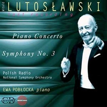 CD cover featuring composer Witold Lutosławski and pianist Ewa Poblocka.