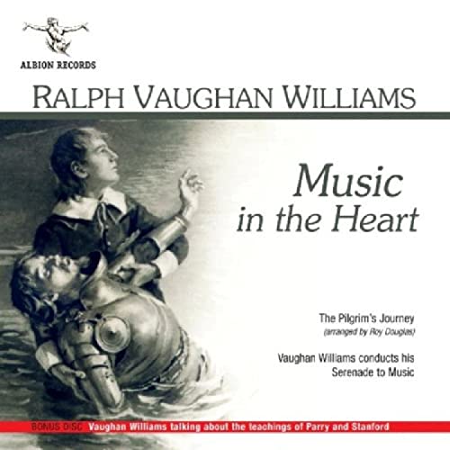 CD cover for Ralph Vaughan Williams’ “Music in the Heart” featuring artwork.