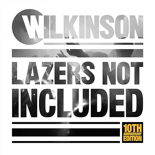 Wilkinson “Lazers Not Included” vinyl album cover with black and white imagery.