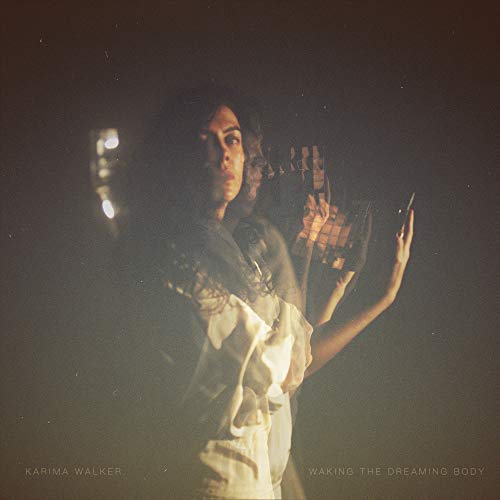 Karima Walker album cover featuring a blurred, ghostly woman with a guitar.