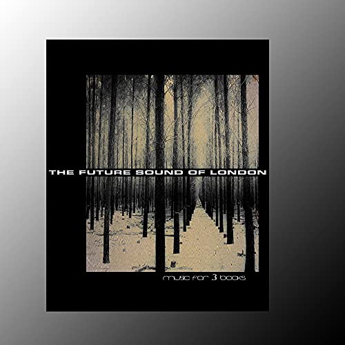 CD cover for “Music For 3 Books” by The Future Sound of London, forest scene.