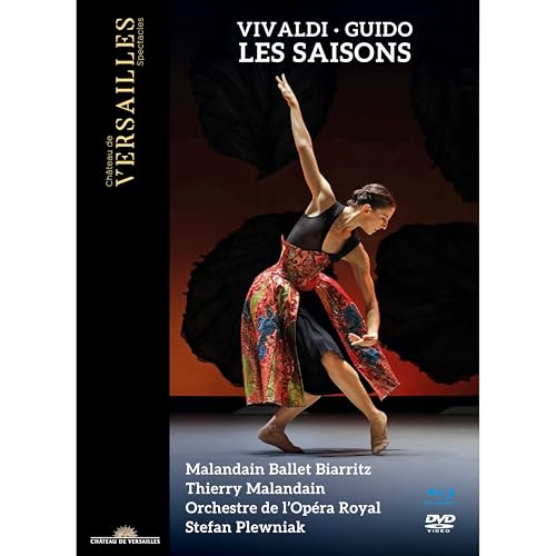 DVD cover featuring a ballet dancer in a colorful skirt, titled "Vivaldi & Guido.