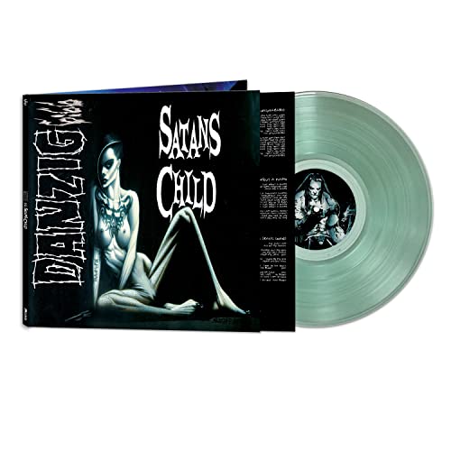 Danzig "Satan's Child" vinyl record with ghostly figure on cover.