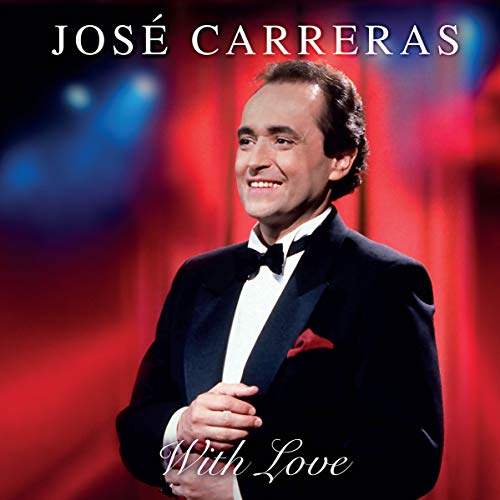 José Carreras album cover, portrait of the tenor in a tuxedo.