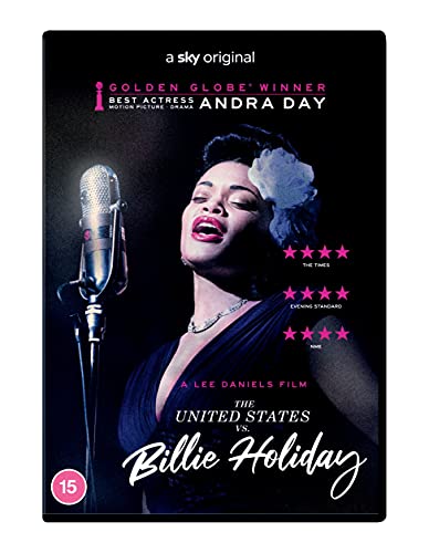 DVD cover featuring Andra Day singing into a vintage microphone against a black background.