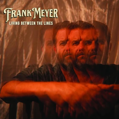CD cover featuring Frank Meyer’s portrait with layered, blurred reflections.