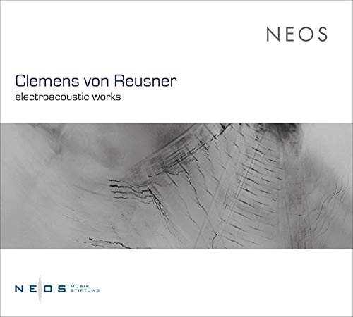 CD cover for Clemens von Reusner’s electroacoustic works, abstract grey image.