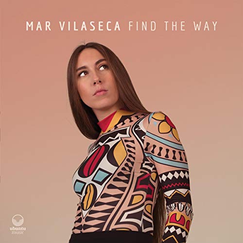 CD cover featuring a woman looking upwards with patterned clothing.