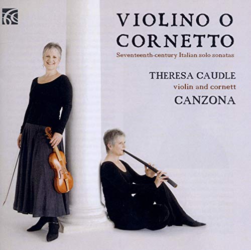 CD cover featuring two women with a violin and cornetto.