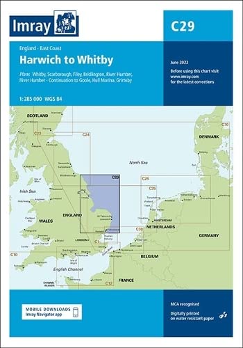 Imray Chart C29: Harwich to Whitby (C Charts)