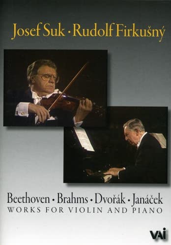 DVD cover featuring violinist Josef Suk and pianist Rudolf Firkušný.