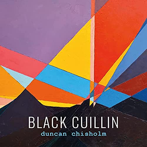 CD cover with abstract geometric shapes in orange, blue, and purple.