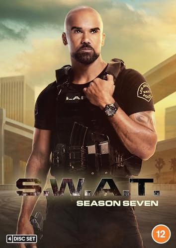 Shemar Moore as Hondo in tactical gear on the S.W.A.T. Season 7 DVD cover.