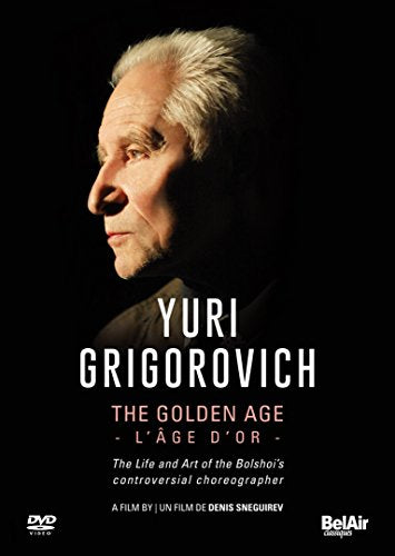DVD cover featuring a portrait of Yuri Grigorovich, a white-haired older man.