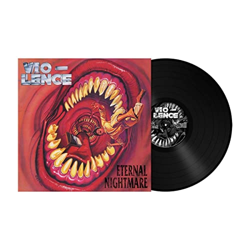 Vio-lence "Eternal Nightmare" vinyl record with a monstrous album cover.