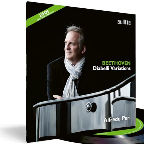 LP record cover featuring pianist Alfredo Perl and Beethoven’s Diabelli Variations.