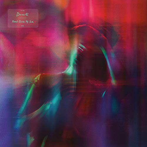 CD cover for Deserta’s “Black Aura My Sun” with abstract red and blue imagery.