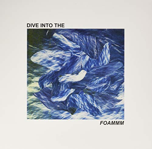 Blue and white abstract water pattern, album cover for Foammm.
