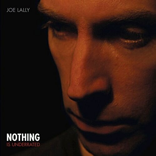 CD cover for Joe Lally’s “Nothing is Underrated,” featuring a close-up portrait.