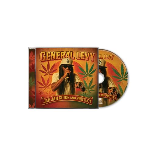 CD case for General Levy’s “Jah Jah Guide And Protect” with artist portrait.