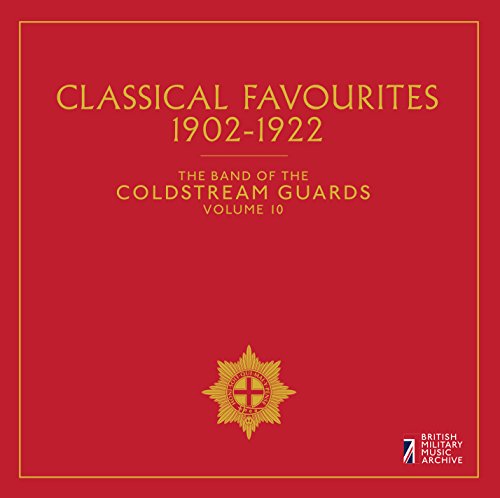 Red CD cover with gold text, a crest, and archive logo.