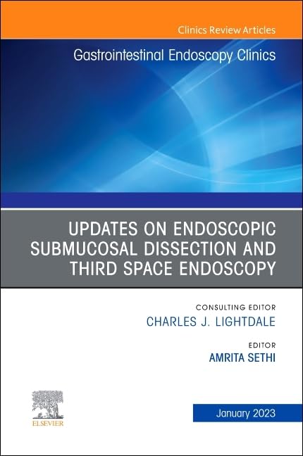 Book cover for “Submucosal and Third Space Endoscopy” journal issue.