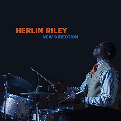 Herlin Riley album cover featuring a drummer playing a drum kit.
