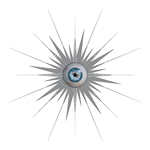 CD cover art: an eye at the center of a spiky, starburst design.