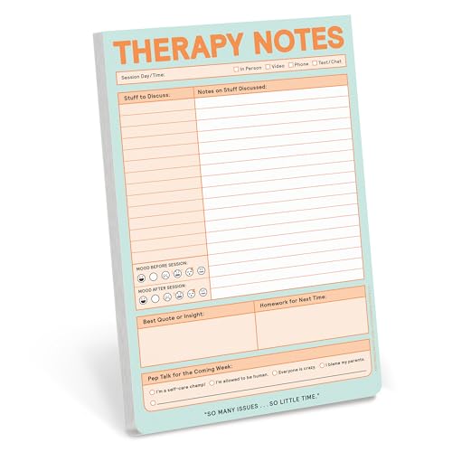 Knock Knock Therapy Notes Pad (Pastel Version)