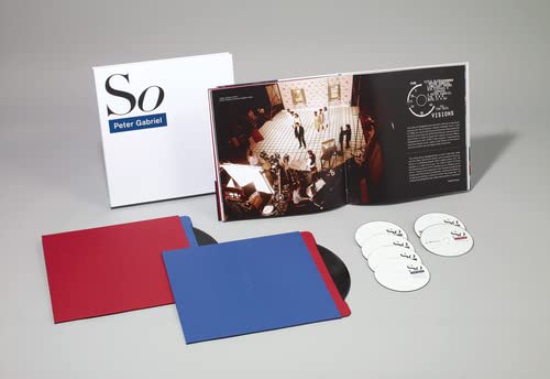 Peter Gabriel’s “So” 25th Anniversary Deluxe Box set with CDs and booklet.