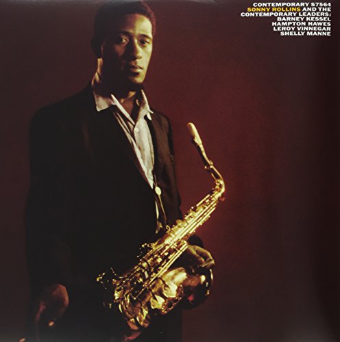Sonny Rollins album cover featuring a portrait with saxophone.