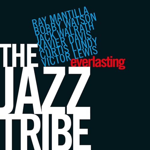 CD cover for “The Jazz Tribe - Everlasting” with stacked white text.