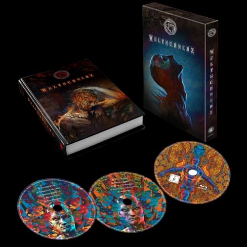 Weltschmerz" CD by Fish, with ornate cover art and accompanying discs.
