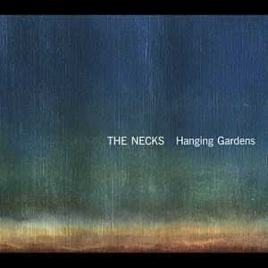 CD cover with textured blue and green vertical strokes over a brown horizon line.
