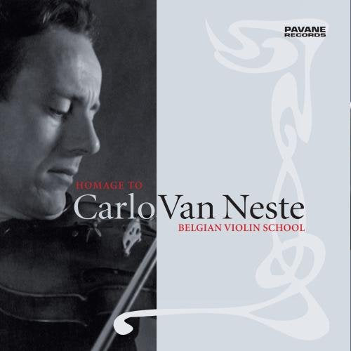 CD cover featuring a violinist’s portrait and abstract white design.