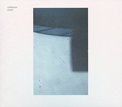 CD cover for “Diver” by Lemonade, featuring abstract blue and white shapes.