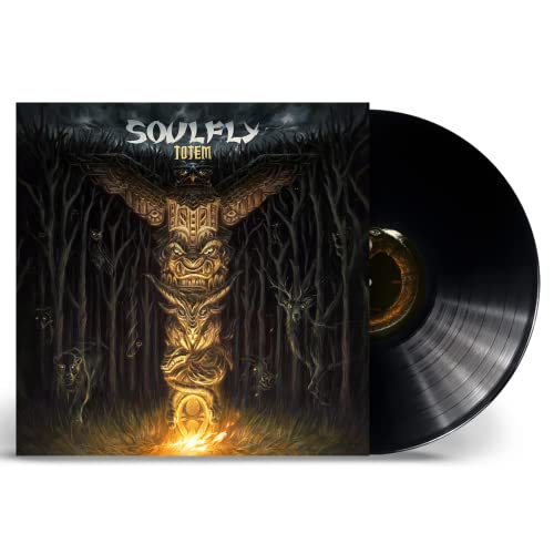 Soulfly "Totem" vinyl record with totem pole cover art.