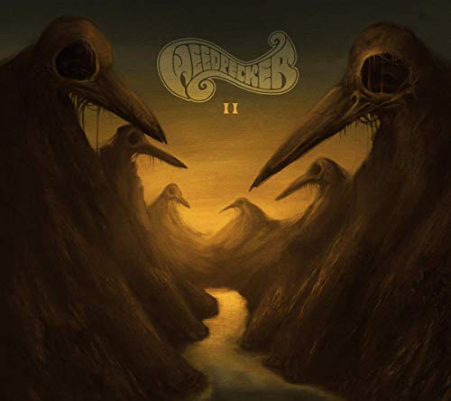 CD cover with dark, painted image of crows and a misty landscape.