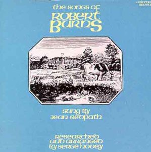 CD cover for “The Songs of Robert Burns vol. 7” by Jean Redpath.