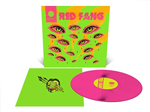 Red Fang's "Arrows" vinyl LP record, black disc in a sleeve.