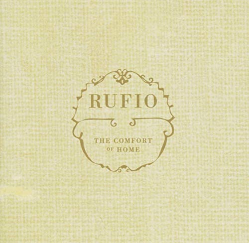 CD cover for Rufio’s “Comfort Of Home” with ornate gold design.