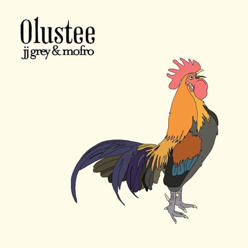 CD cover for “Olustee” by Jj Grey & Mofro, featuring a red rooster.