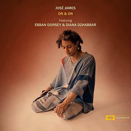 CD cover for José James’ “On & On” featuring a seated person.