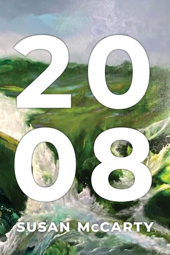 Book cover withS with "2008" in large white text over a landscape painting.