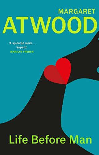 Book cover with teal background, black abstract shapes, and a red heart icon.