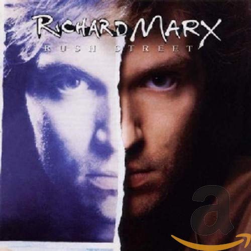 Richard Marx “Rush Street” CD cover featuring a split portrait of the artist.