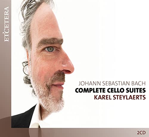 CD cover featuring a portrait of cellist Karel Steylaerts and text.