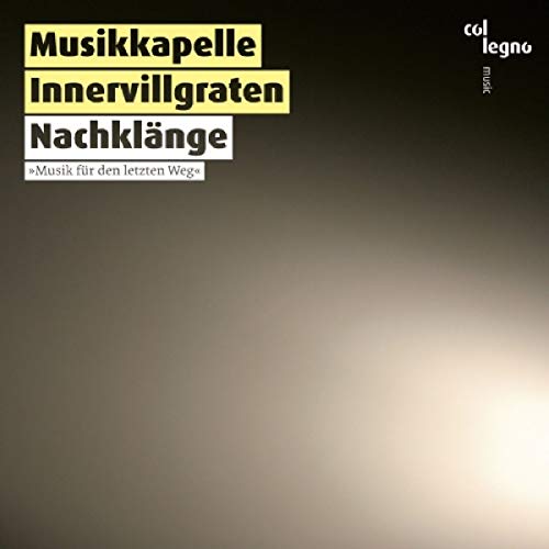 CD cover for "Musikkapelle - Ritzberger: Nachklänge" with yellow text on black.